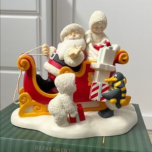 Department 56 Snowbabies “Santa Claus is Comin’ to Town”
